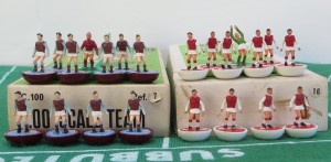 SUBBUTEO 2 HW TEAMS, REF 7 WEST HAM & REF 16 ARSENAL IN ORIGINAL NUMBERED BOXES. for sale on Ebay