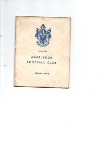 Wimbledon v West Ham United XI 1967 - 1968 friendly for sale on Ebay