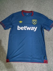 West Ham United 2018/2019 Away Shirt Size L Excellent Condition Used for sale on Ebay