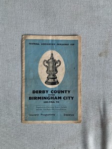 1946 FA Cup Semi-Final Programme Derby County v Birmingham City for sale on Ebay