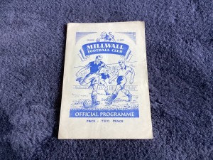 MILLWALL V WEST HAM UNITED 1949/50 combination cup. for sale on Ebay