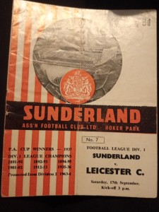 Sunderland vs Leicester City 17th September 1966 Division 1 Matchday Programme for sale on Ebay
