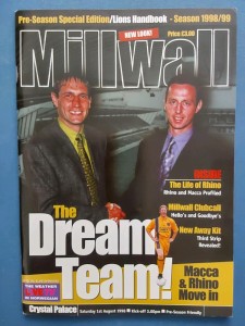 Friendly Millwall v Crystal Palace 1st August 1998 Excellent  for sale on Ebay