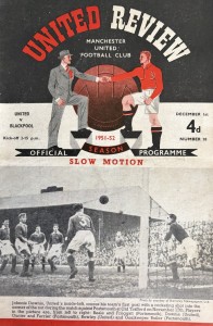 Manchester United (Champions) v Blackpool Div 1 1951/52 for sale on Ebay