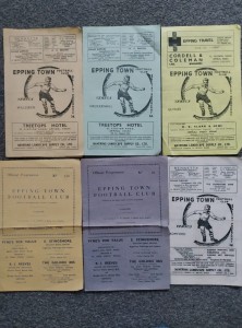 Job Lot of 6 Epping Town Football Programmes 5 x 1960's  1 x 1974 for sale on Ebay