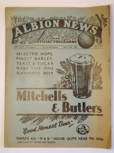 The Albion News March 26th 1938 West Bromwich Albion V Arsenal Match Program for sale on Ebay