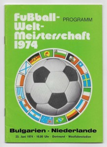 1974 FIFA World Cup Group 3 - BULGARIA v. NETHERLANDS for sale on Ebay