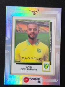 2025/26 Panini Football EFL Anis Ben Slimane Norwich City Sticker Rewind Silver for sale on Ebay