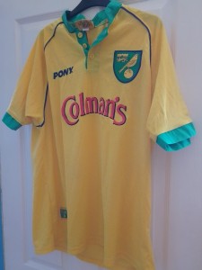 Norwich City football shirt  for sale on Ebay