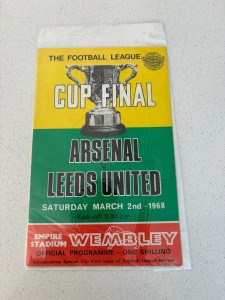 Leeds United v Arsenal 1968 League Final Programme Excellent Condition RARE for sale on Ebay