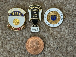 Vintage Newcastle United,Middlesbrough & Leeds United Pin Badges..Very Good.. for sale on Ebay