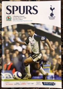 2005/06 Tottenham Spurs v Blackburn Rovers, 5 Mar 2006 for sale on Ebay
