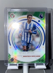 Yasin Ayari RC /10 Green Topps Pristine Premier League 2026 Brighton Rookie Card for sale on Ebay