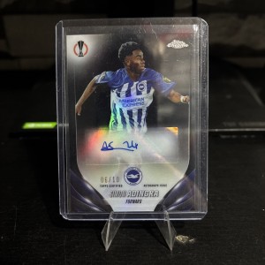 2023-24 Topps Chrome UEFA - SIMON ADINGRA Auto Brighton /10 1/1 SSP for sale on Ebay