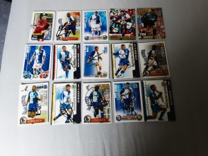 BLACKBURN ROVERS  - COLLECTION OF 15 HAND SIGNED FOOTBALL TRADING CARDS for sale on Ebay
