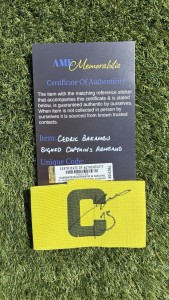 Cédric Bakambu Signed Captain’s Armband | DR Congo & Real Betis for sale on Ebay