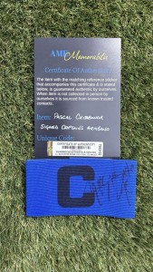 Pascal Chimbonda Signed Captain’s Armband | France & Tottenham Hotspur for sale on Ebay
