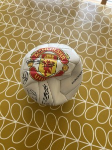 Manchester United Signed Football for sale on Ebay