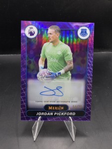 Merlin Jordan Pickford Everton Autograph /75 for sale on Ebay