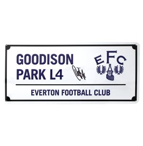 Duncan Ferguson Signed Everton Street Sign for sale on Ebay