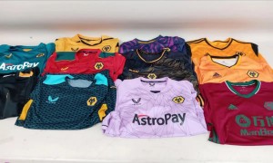 Wolverhampton Wanderers Football Shirt Bundle Job Lot x11 Large Wolves for sale on Ebay