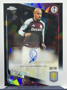 DONYELL MALEN 2025-26 TOPPS CHROME UEFA EUROPA SAPPHIRE AUTO BLACK /10 Villa for sale on Ebay
