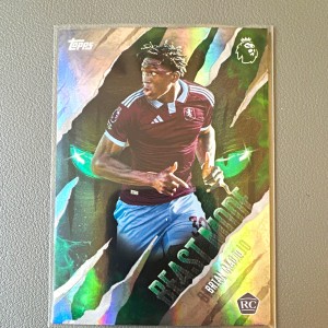 Topps Premier League Flagship Edition Beast Mode Brian Madjo Aston Villa Rookie for sale on Ebay