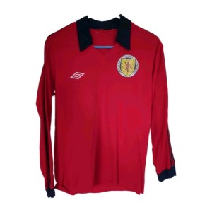 SCOTLAND Umbro Football Away Shirt 1980 1981 Red Vintage Jersey for sale on Ebay
