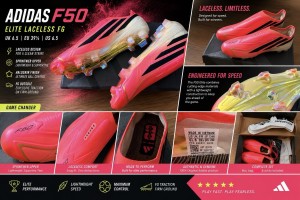 Adidas F50 Football Boots UK 6 FG/MG Bright Pink/Black - Brand New With Box for sale on Ebay