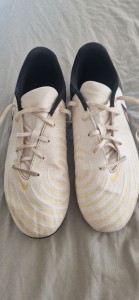 Nike Phantom GX Football Boots White/gold/black Size 6.5 for sale on Ebay