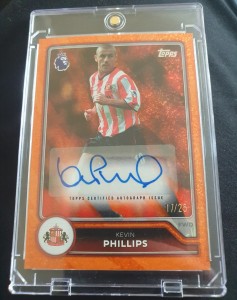 Topps Flagship PL 2026/27 Kevin Phillips Sunderland Orange Auto BA-KP 17/25 for sale on Ebay