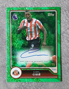 Topps Premier League Flagship 2026/27 Djibril Cissé Sunderland BA-DC Auto /99 for sale on Ebay