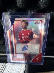 Trent Koné-Doherty Liverpool FC Topps Chrome Premier League Autograph Card for sale on Ebay