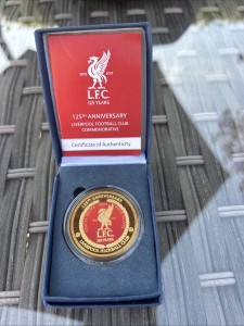 Liverpool FC Collectable Coin 125th Anniversary Limited Edition for sale on Ebay