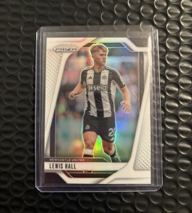 Panini Prizm Premier League 2024-25 Lewis Hall Newcastle White Colour Match /35 for sale on Ebay