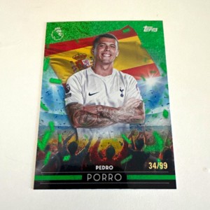 Topps Premier League Serial Numbered 34/99 Pedro Porro Tottenham Hotspur for sale on Ebay