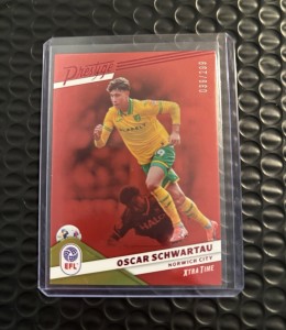 Panini Prestige EFL 2025-26 Oscar Schwartau Norwich City Xtra Time /299 #142 for sale on Ebay
