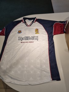 Iron Maiden West Ham Shirt Size XXL SHORT SLEEVES Bnnt Brave New World for sale on Ebay