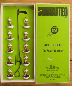 VINTAGE 1960s BOXED SUBBUTEO CONTINENTAL OO SCALE HW 'WEST GERMANY FOOTBALL TEAM for sale on Ebay