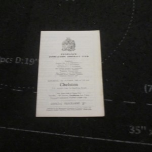 Penzance v Chelston Amateur Cup 1st Qualifying Rd 1960/1 for sale on Ebay