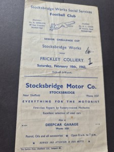 Stocksbridge Works v Frickley Colliery ~ Senior Challenge Cup 1961/62 (NLiYT) FP for sale on Ebay