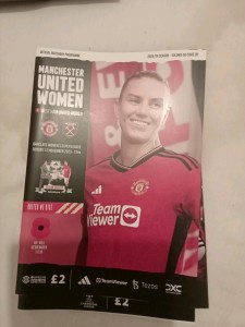 Manchester United Ladies  V West Ham United Ladies for sale on Ebay