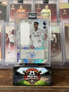 Topps Premier League Pristine 2026 Josh King Jumbo Match Worn Relic Auto Fulham for sale on Ebay
