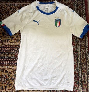 Official Puma Italy 2018 White Away Football Shirt In A Tight Fit XL for sale on Ebay