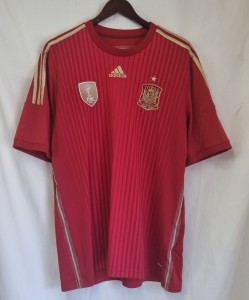 Men's vintage ADIDAS Spain 2014 World Cup Home Shirt UKXL - CG H68 for sale on Ebay