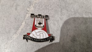 Lewes FC Metal Pin Badge Members The Rooks for sale on Ebay