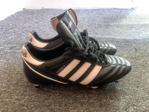 Adidas Kaiser 5 Black Size 7 Football Boots (PLEASE READ DESCRIPTION) for sale on Ebay