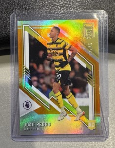 2021/22 Panini Donruss Elite Premier League Joao Pedro Rookie RC /75 Watford for sale on Ebay