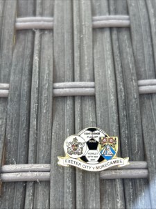 Exeter City FC V Morcombe FC Wembley 2007 Pin Badge for sale on Ebay