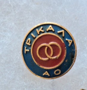 Greek Football Club AO Trikala Badge for sale on Ebay